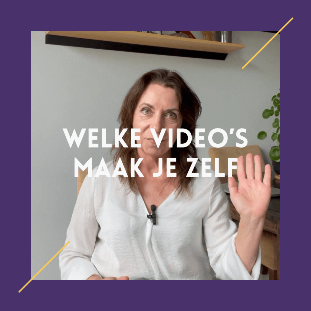 welke video's maak je zelf - plaatje bij het blog vlog