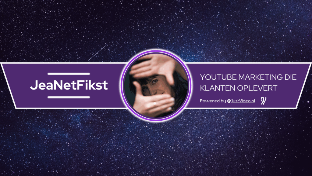 YT banner Jeanetfikst YouTube kanaal